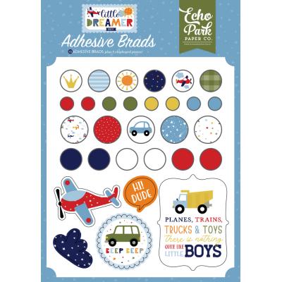 Echo Park Little Dreamer Boy Embellishments - Adhesive Brads